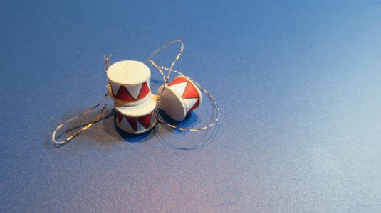 Miniature Christmas Drums