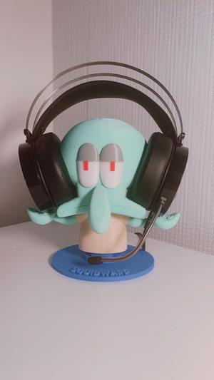 Squidward Headset stand(Headphone hanger)