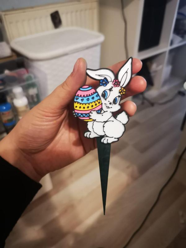 Bunny ornament for easter