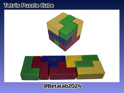 Tetris Puzzle Cube - 7 pieces