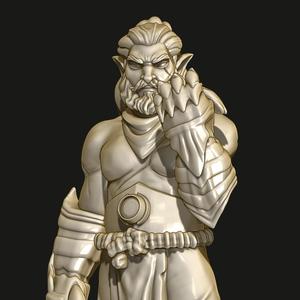 Elf Fighter -- miniature - tabletop