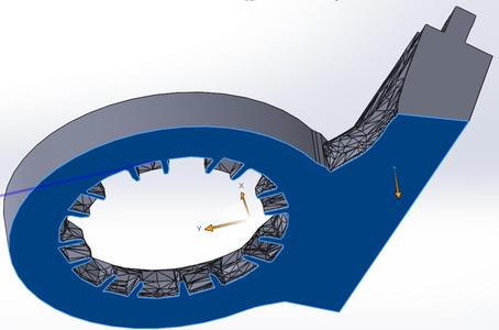 Stronger Creality CR6 CR-6 SE Fan Ring Duct
