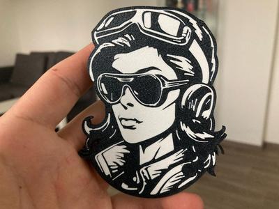 Girl with glasses