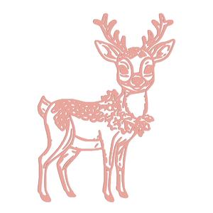 Christmas deer home decor wall art