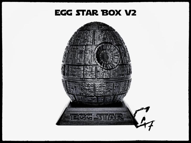 Egg Star Box - Death Star Easter Egg
