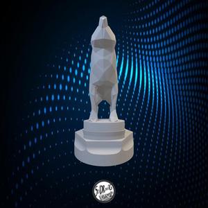 Wolf Howling Winter - LowPoly - Bust - Full - Perfect Design - Easy Print - Decor - SoliDRawinGS0508