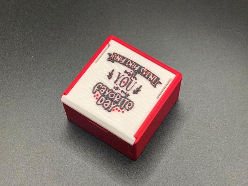 Valentine's Day Gift Box with Sliding lid