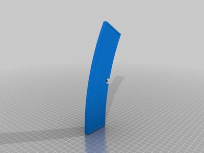 Slot car curve external border (polistil)