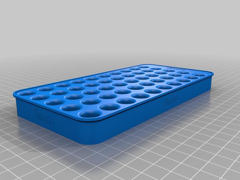 9mm tray - deeper holes