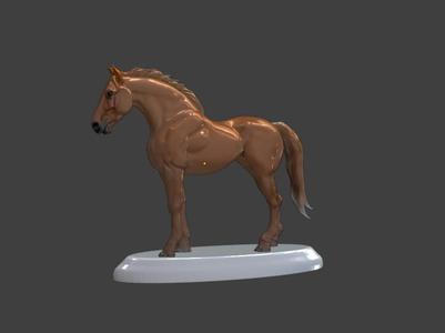 Symbol of Freedom Horse K035 Gift Bust Figure Unique & Detailed 3D Print Model