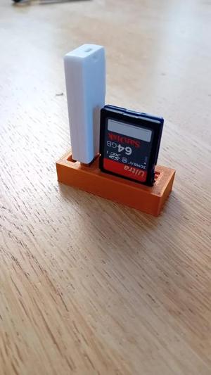 Usb & Sd card holder   