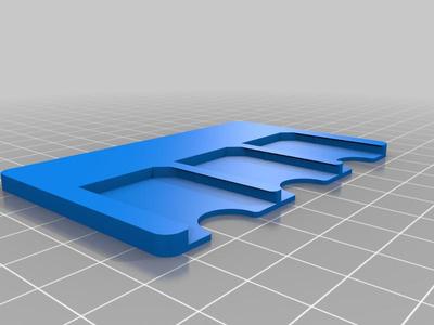 SD CARD HOLDER CREDIT CARD FORMAT (contacts down)
