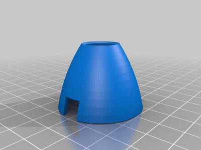 Foldable propeller cone