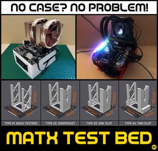 MATX Test Bed - Fits ATX PSU