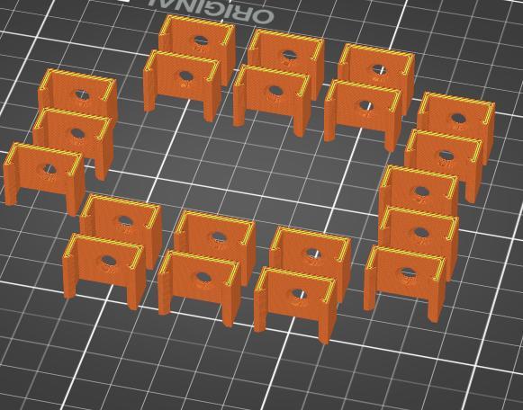 Clips for led profile