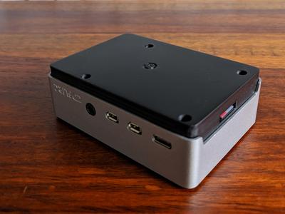Flirc Raspberry Pi 4 Case - top and bottom covers with camera v2 mounts