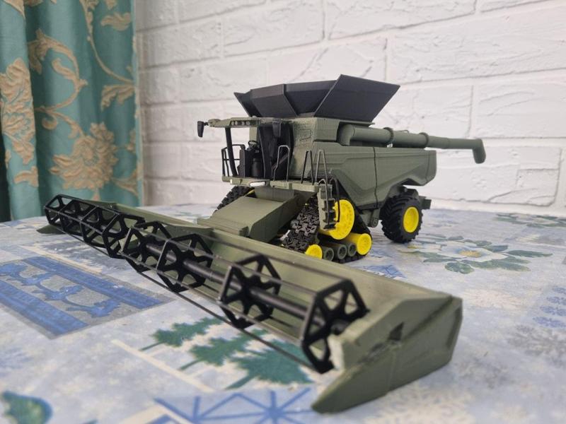 john deere x9 . combine harvester full ready to print