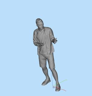 Male hand gesture