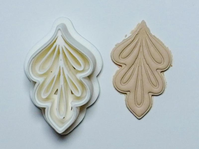 Leaf Polymer Clay Cutter Earrings Necklaces