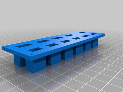 Franken-40 Rear Electrical Panel for Cohesion3D board.