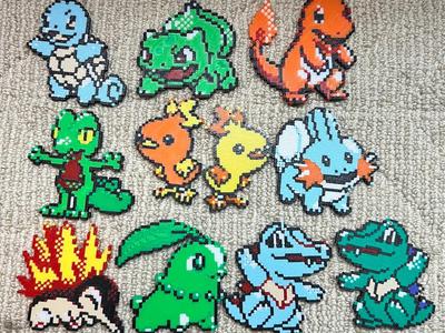 Pokemon starter sprites