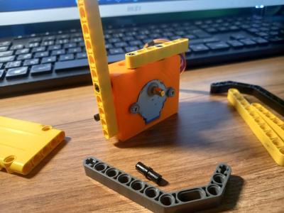 Step motor holder for LEGO prototiping 