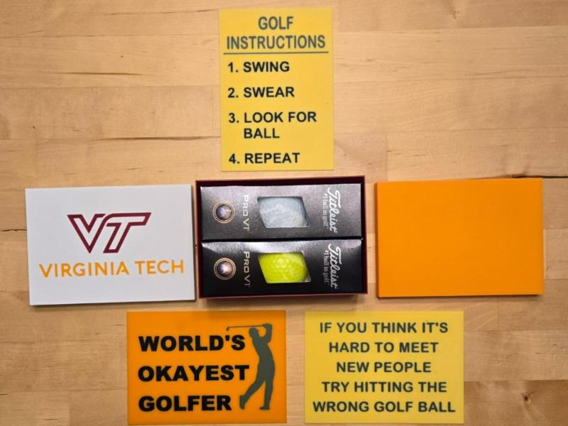 Golf Ball Gift Box