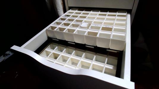 Modular sliding Gridfinity for IKEA Alex drawers