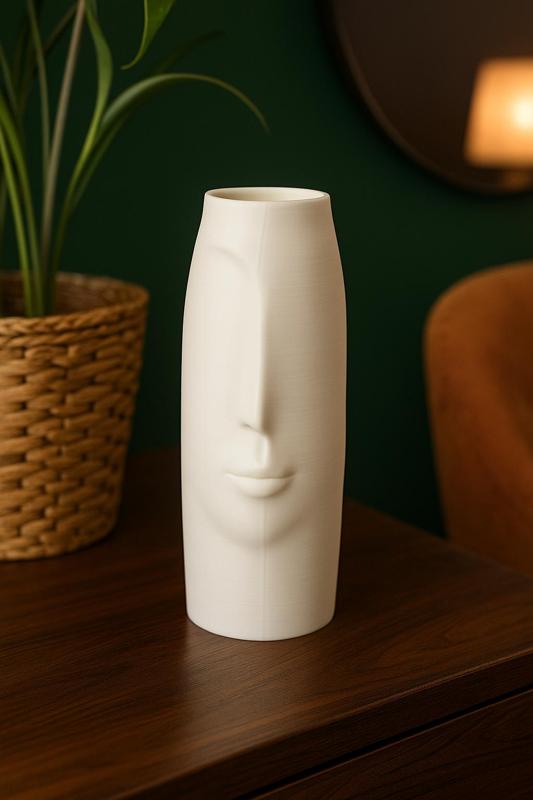 Face Silhouette Vase