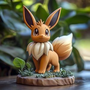 Eevee Pokémon Figurine 3D Model