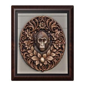 Monkey animal wall art relief wall decor