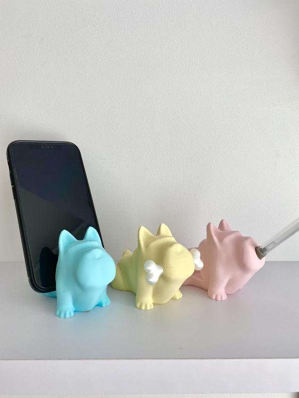 DOG YOGA PHONE HOLDER / PENCIL HOLDER / FIGURINE - NO SUPPORTS