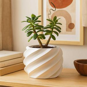 Modern Plant Pot with Drainage