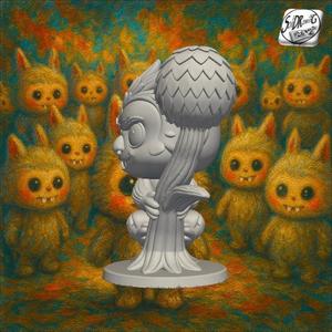 Labubu Koala Cling – SoliDRawinGs SG-LABUBU015