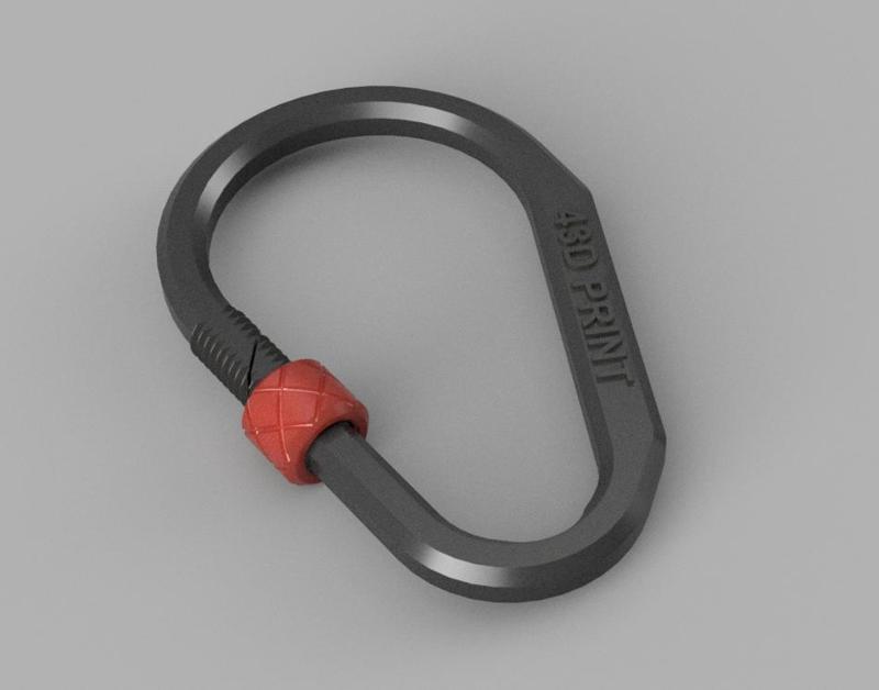 carabine with locking nut