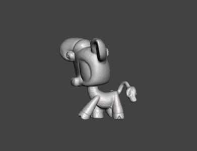 COW TOY FIGURINE ANIMAL MASCOT .STL .OBJ