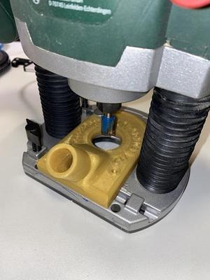 Dust Port Attachment for Bosch POF 1200 Plunge Base Router