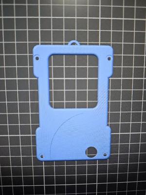 badge holder with lanyard attachment up top   