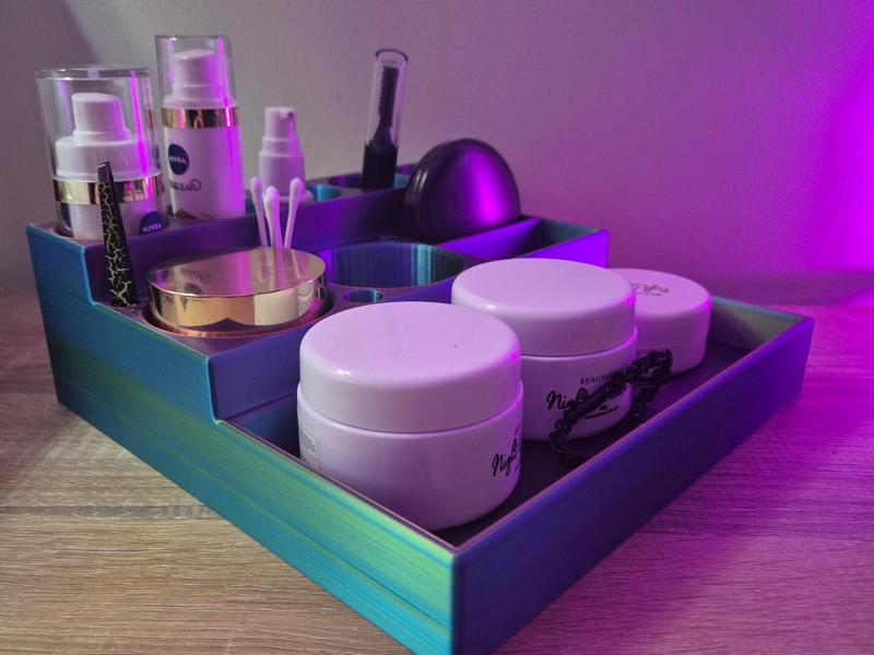 Makeup / beauty cream tray. 