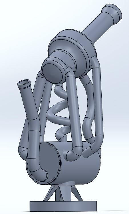 Spiral Recycler Bong
