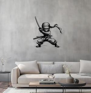 Child Ninja Warrior Wall Decor   