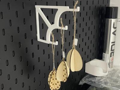 Ikea Skadis Triple Wall Hook 150x100mm