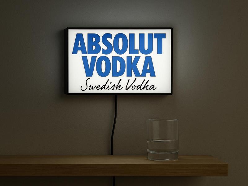 Absolut Vodka Logo - Lightbox