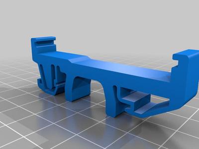 DIN Rail PCB mount 60mm wide - slip fit no hardware