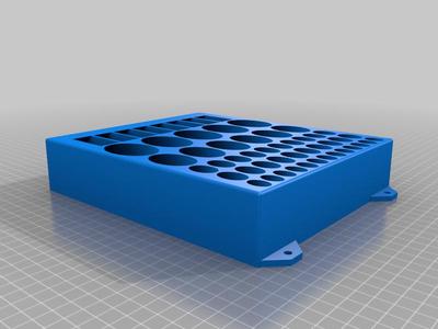 Parametric Battery Box with Top/Bottom Tabs