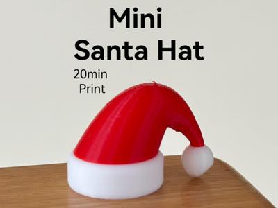 Mini Christmas Santa Hat