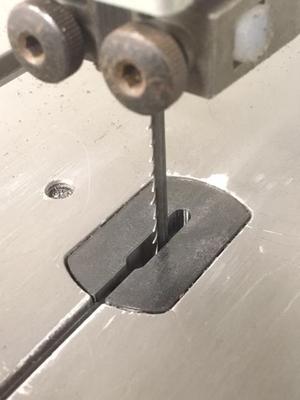  band saw Metabo BAS 380 table insert