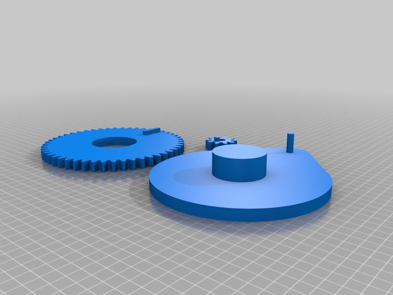 Sprocket with gear ratio 1 to 5