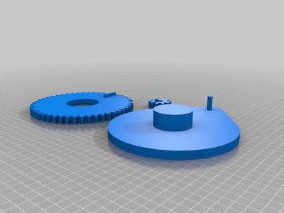 Sprocket with gear ratio 1 to 5