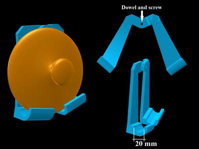 ADJUSTABLE LID HOLDER